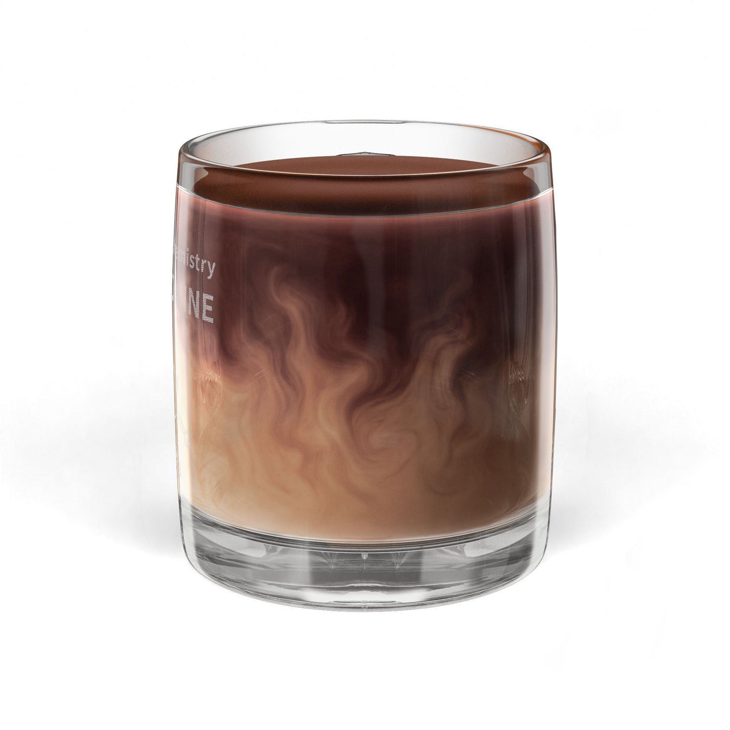 Engraved Glass Coffee Mug 12.25oz — Theobromine Chemistry Design