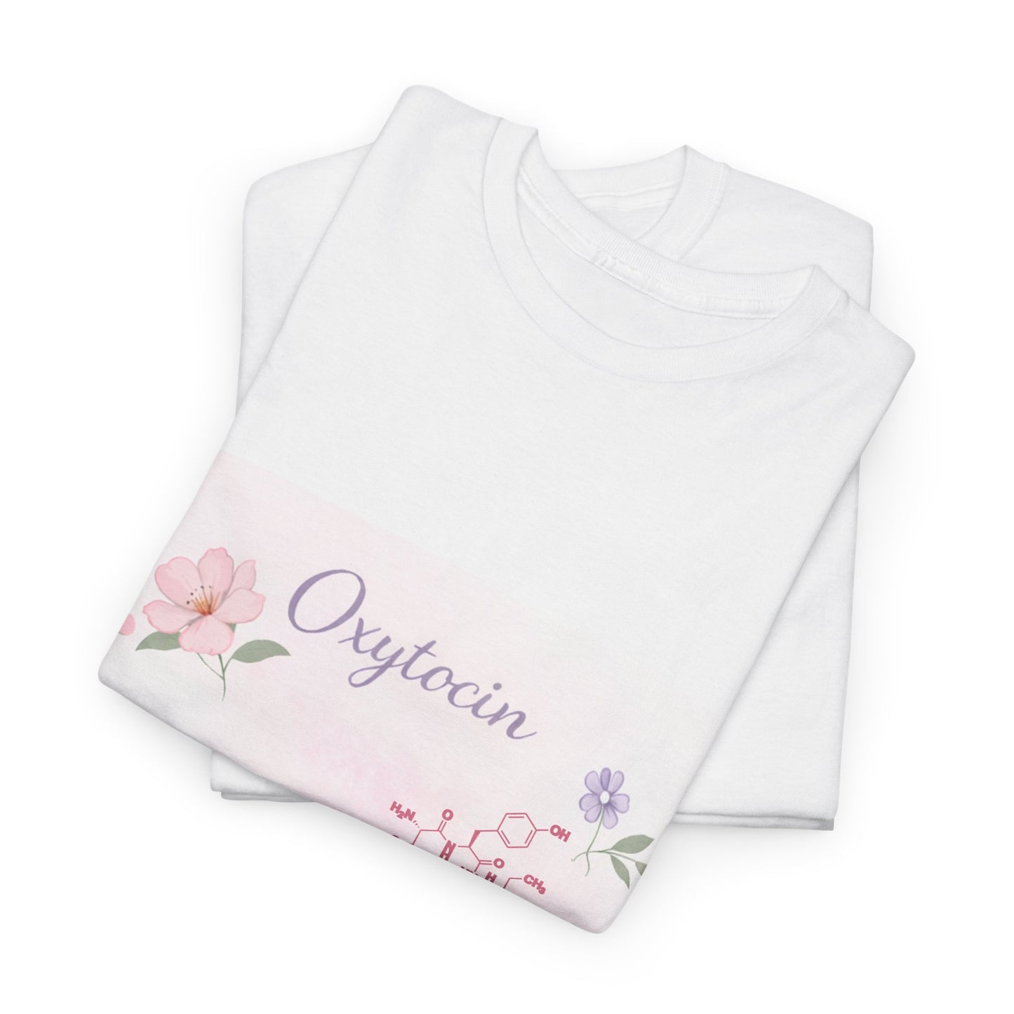 Oxytocin Floral Tee | The Molecular Signature of Motherhood | Science Gift