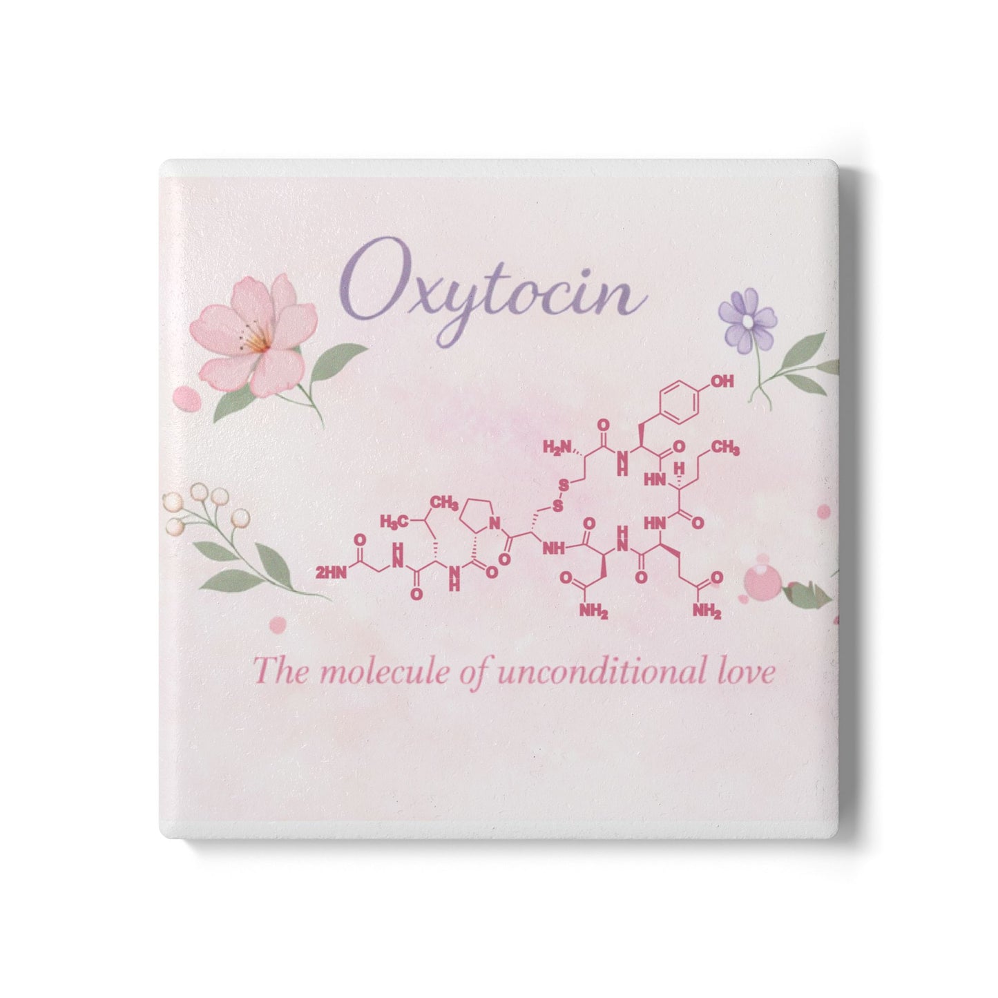 Oxytocin Molecular Coaster | The Chemistry of Bonding | Mother's Day Floral Science Gift