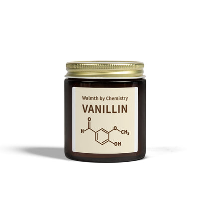 Vanillin Scented Candle (Coconut Apricot Wax) - 4oz & 9oz Aromatherapy Jar