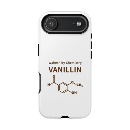 Vanillin Chemistry iPhone Case — 'Warmth by Chemistry' Molecule Design