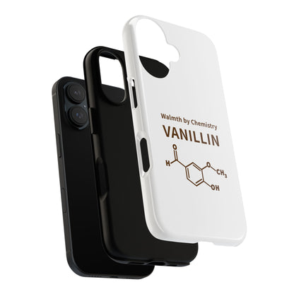 Vanillin Chemistry iPhone Case — 'Warmth by Chemistry' Molecule Design