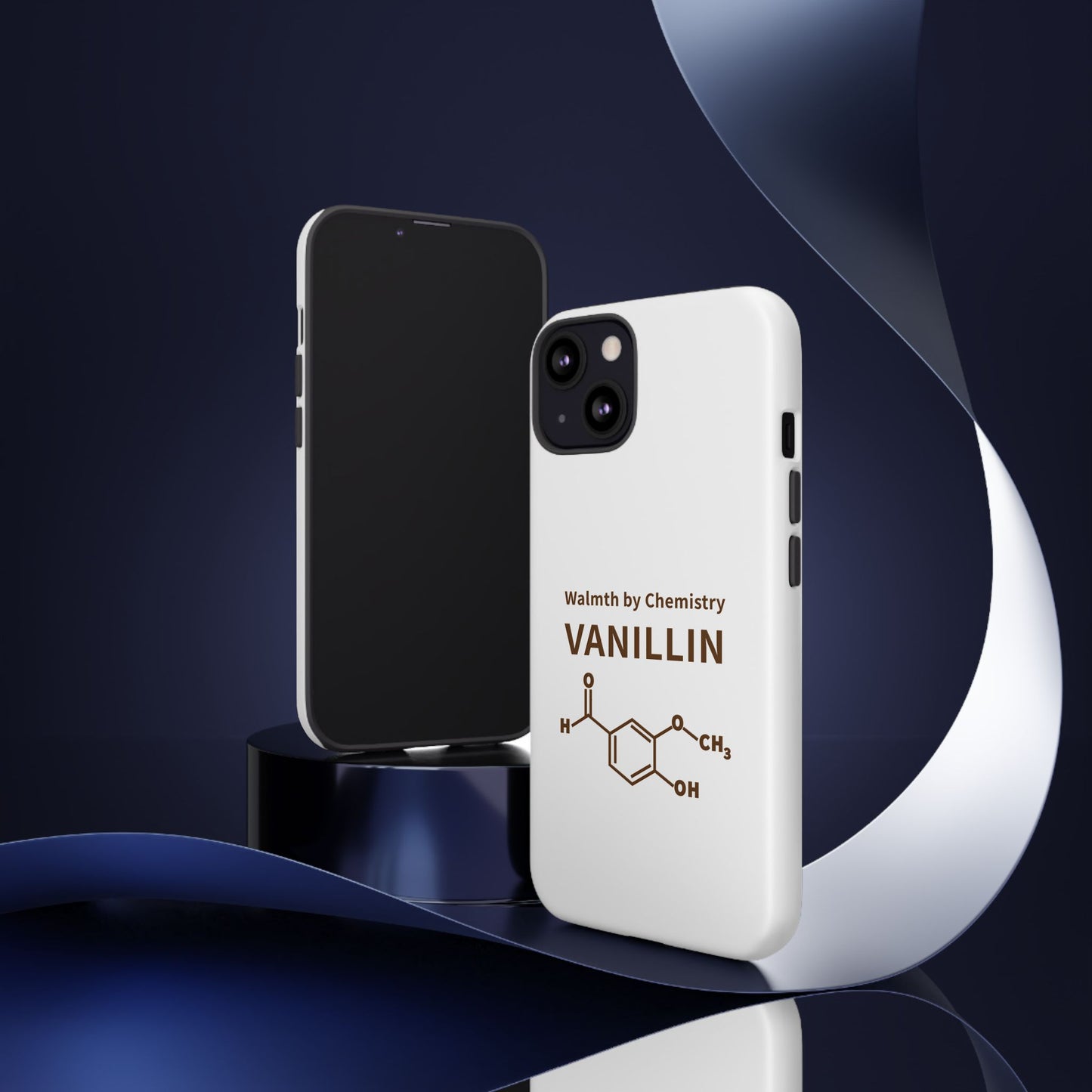 Vanillin Chemistry iPhone Case — 'Warmth by Chemistry' Molecule Design