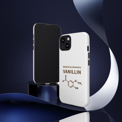 Vanillin Chemistry iPhone Case — 'Warmth by Chemistry' Molecule Design