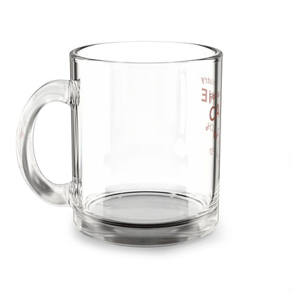 Caffeine Molecule Glass Mug - Focus by Chemistry