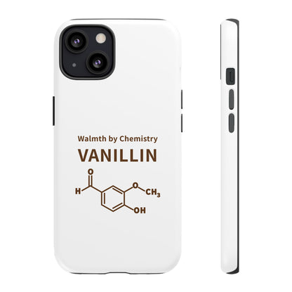 Vanillin Chemistry iPhone Case — 'Warmth by Chemistry' Molecule Design