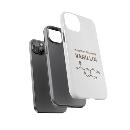 Vanillin Chemistry iPhone Case — 'Warmth by Chemistry' Molecule Design