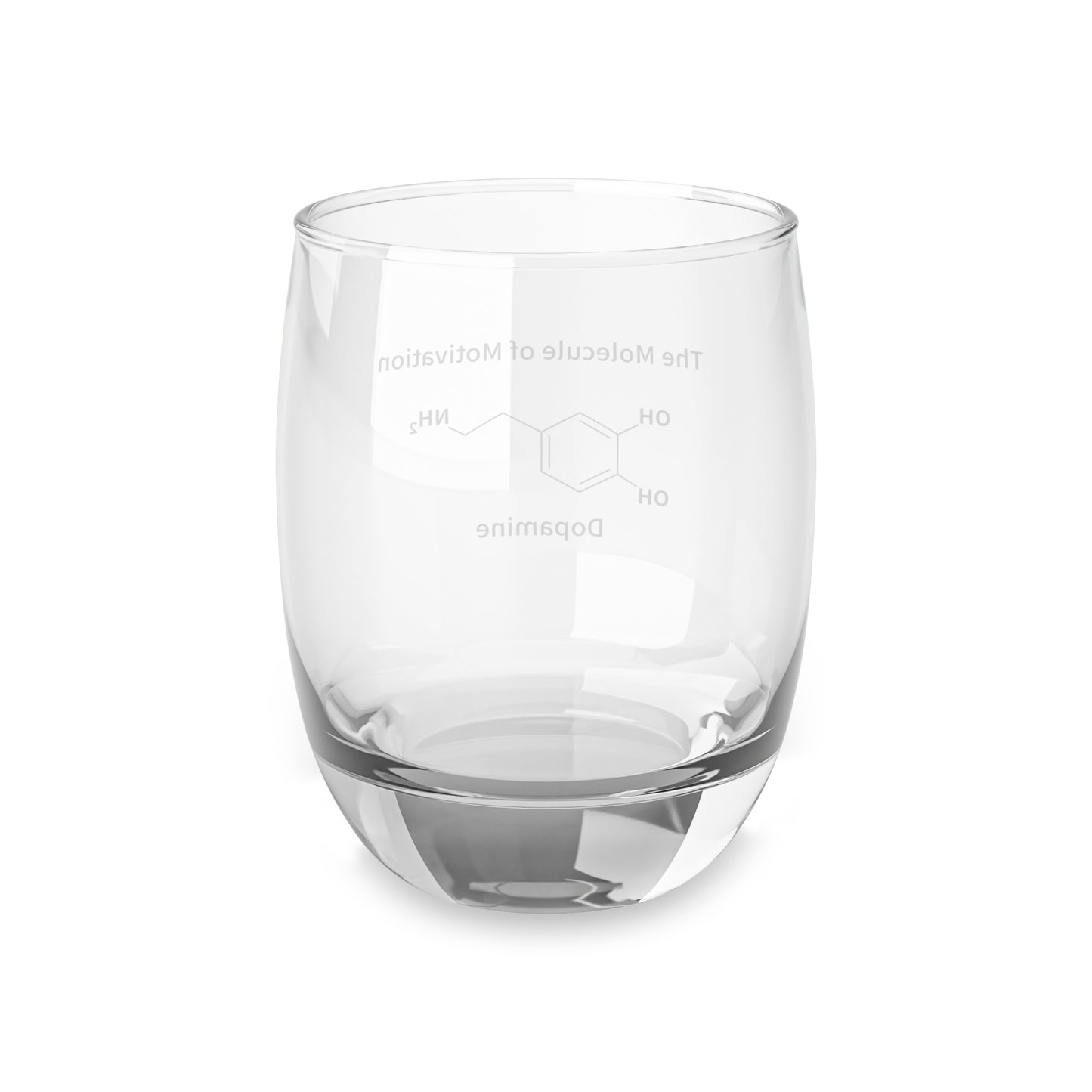 Dopamine Whiskey Glass — "The Molecule of Motivation" Science Bar Glass