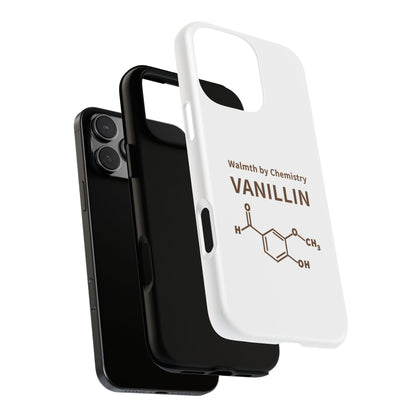 Vanillin Chemistry iPhone Case — 'Warmth by Chemistry' Molecule Design