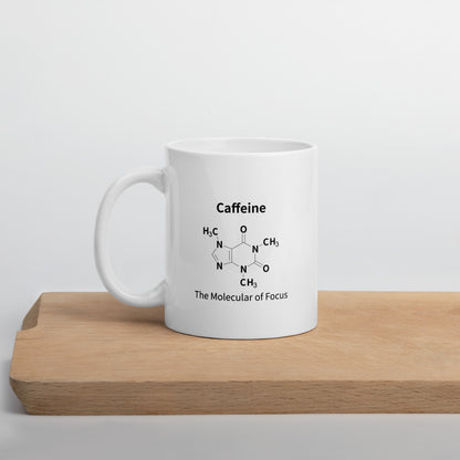 Caffeine-molecule-focus-glossy-mug-white-11-oz
