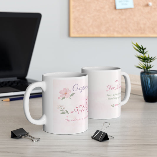 Oxytocin "The Love Molecule" Science-Inspired Mother's Day Mug by Sci-Fans