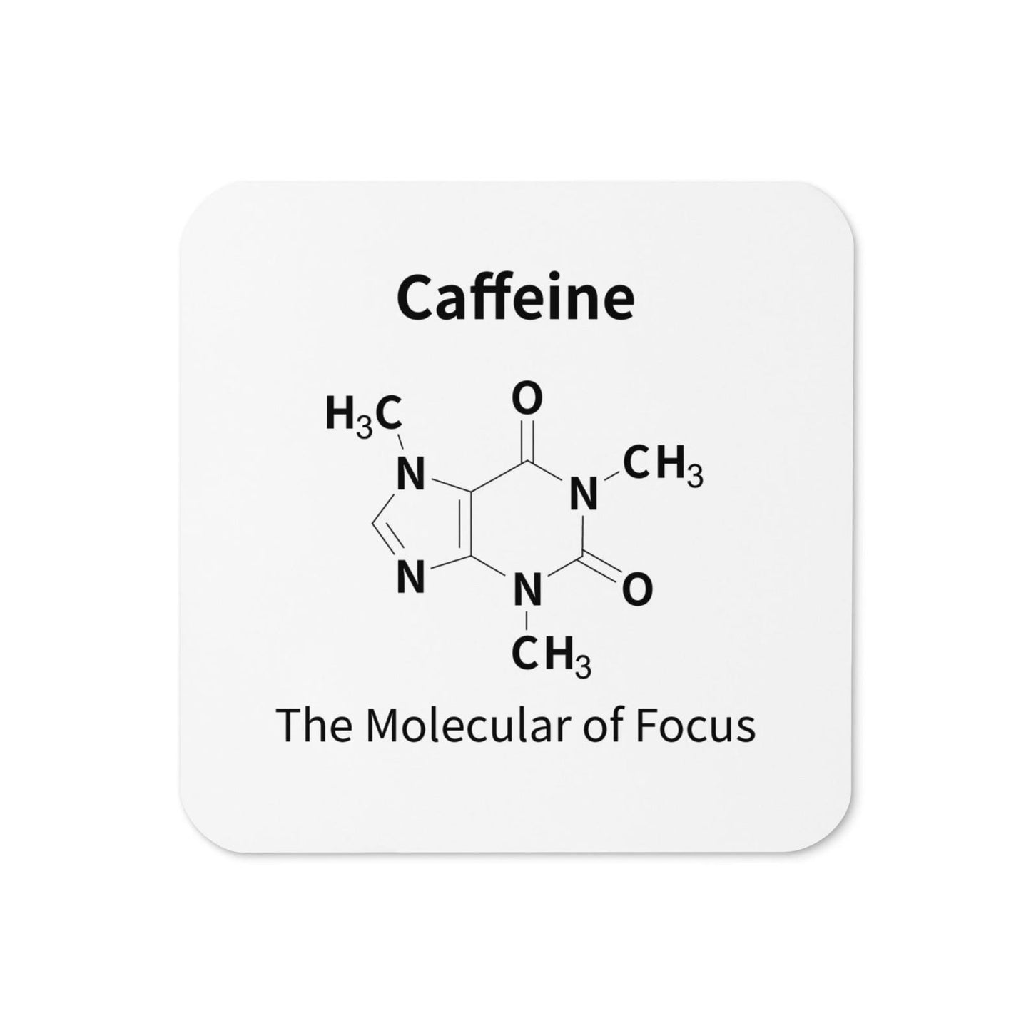 Caffeine Molecule Coaster – Fuel Your Surface with Science